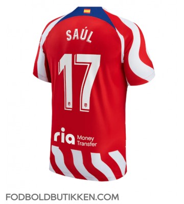 Atletico Madrid Saul Niguez #17 Hjemmebanetrøje 2022-23 Kortærmet